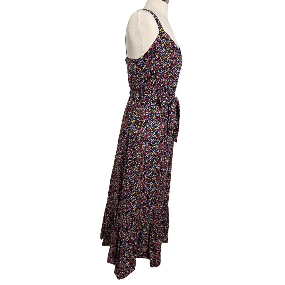 NWOT J.Crew Factory Womens Floral Maxi Dress Size 14 Linen Blend Cottagecore - Picture 12 of 16